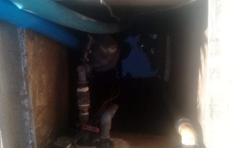 كشف تسرب الخزان الارضي